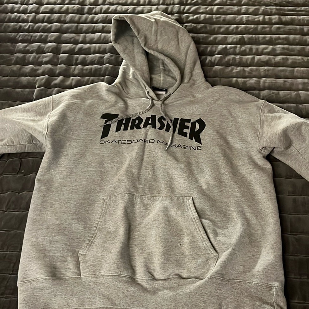 Light Gray Thrasher Hoodie